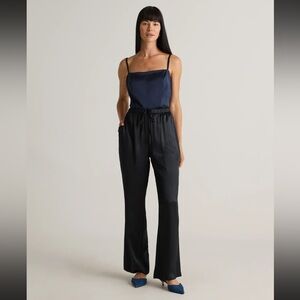 Quince 100% washable silk drawstring pants